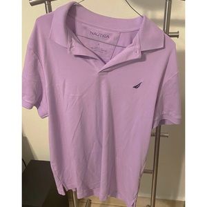 Lilac Mens polo shirt